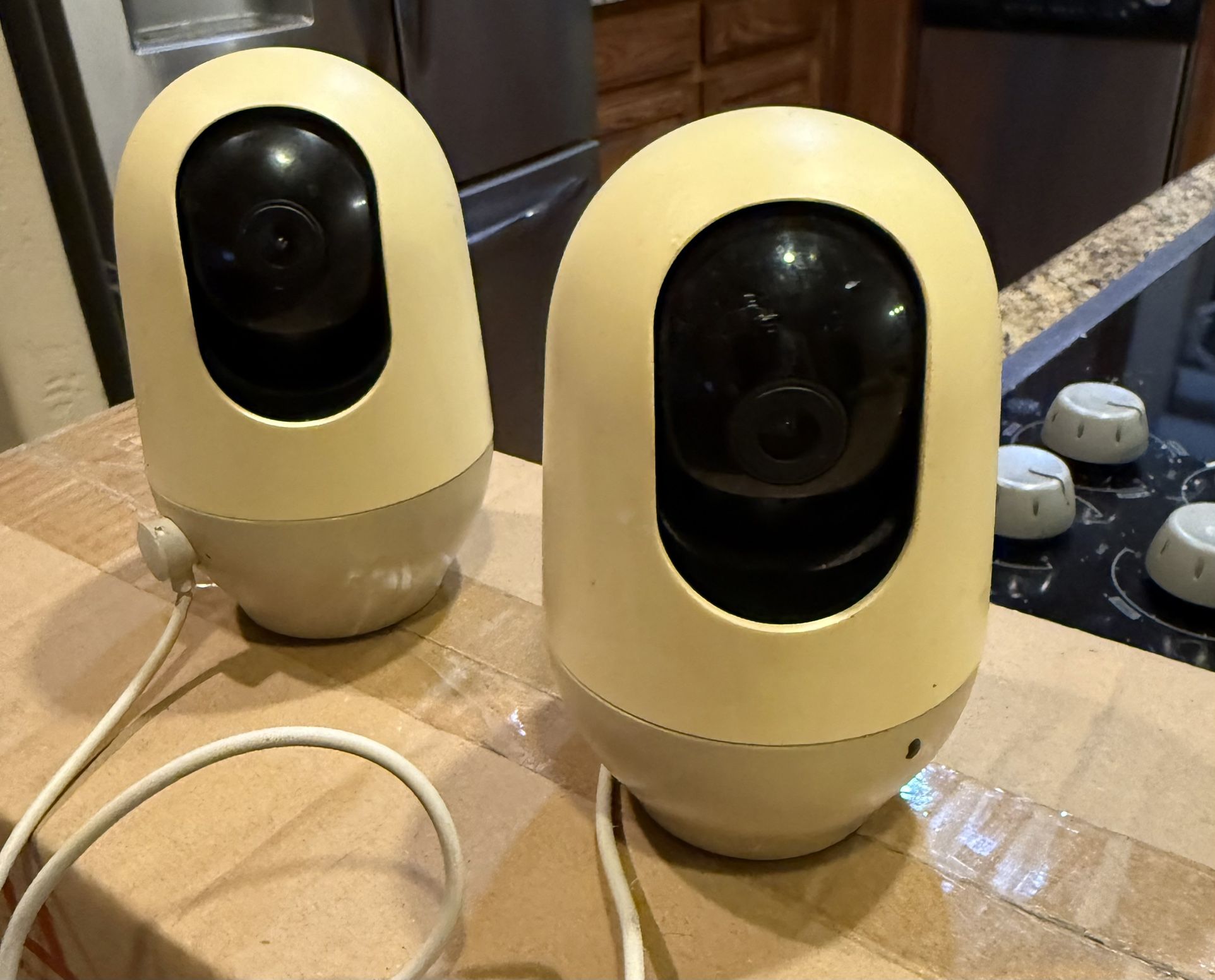 2 nooie Security/baby Cameras