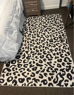 Leopard Print Rug