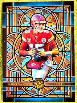 Patrick Mahomes Jumbo Stained Glass - 2025 Mosaic Football - Kansas City Chiefs