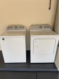 Whirlpool electric washer and dryer