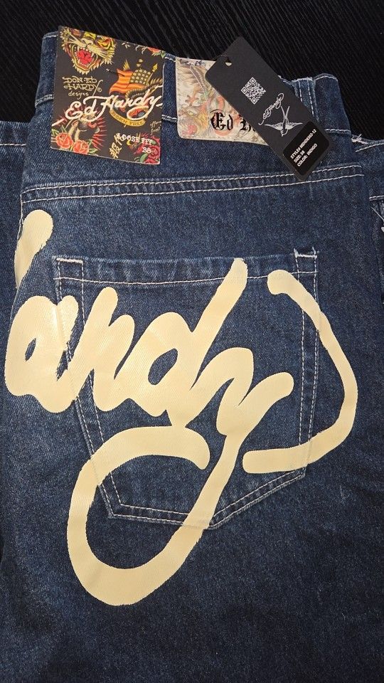 Ed Hardy Pants Lose Fit Size 38 Mens