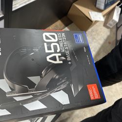 ASTRO Gaming A50 Wireless + Base Station for PlayStation 5, PlayStation 4 & PC - Black/Silver 