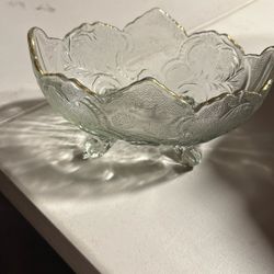 Vintage Oval glass Bowl