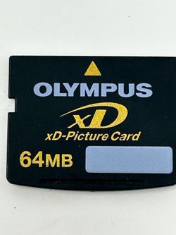 Olympus xD Picture Card 64MB Memory Card Genuine OEM Tested Working