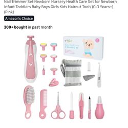 OTTOLIVES Baby Healthcare and Grooming Kit, 24 in 1 Baby Electric Nail Trimmer Set Newborn Nursery Health Care Set for Newborn Infant Toddlers Baby Bo