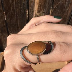 Unique ‘S’ Shaped Ring - size 6