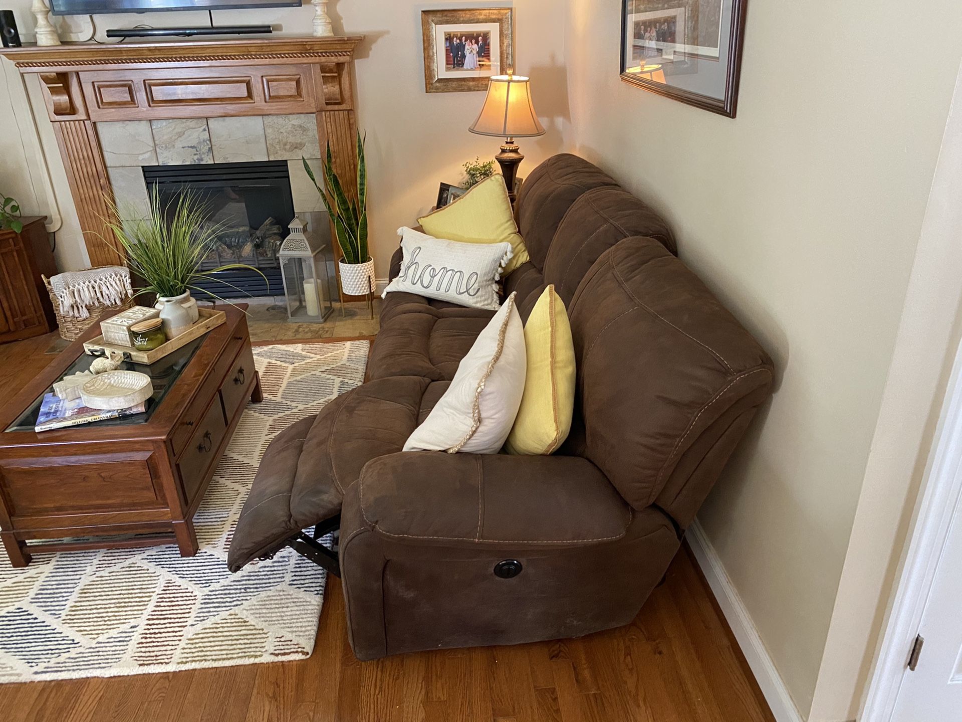 Reclining Bronson Couch 89 inch