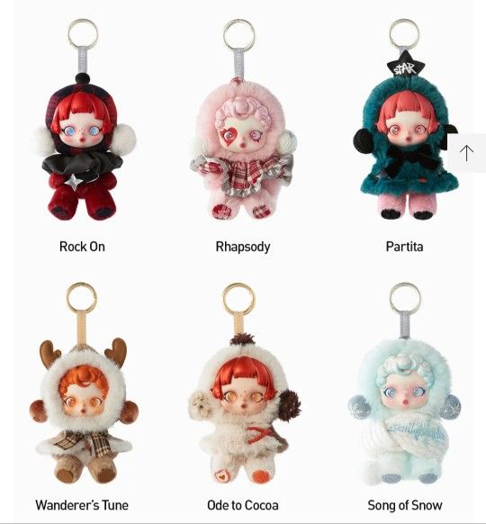 New SKULLPANDA Winter Symphony Series Plush
Rock On, Rhapsody,  Ode To Cocoa, Wanderer's Tune, Partita & Song Of Snow