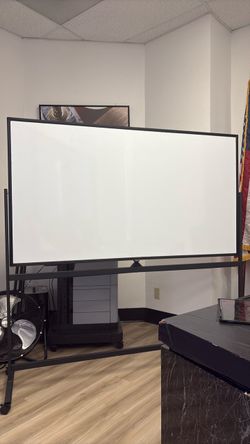 Large Whiteboard on Mobile Rolling Stand