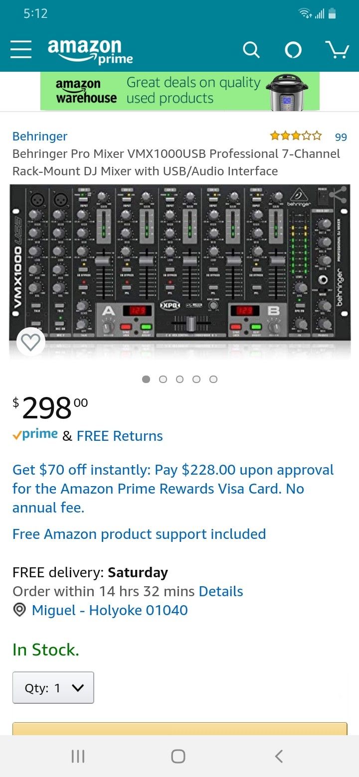 Dj Behringer Mixer
