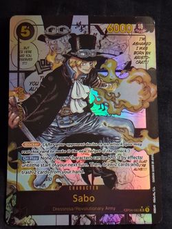 Bandai One Piece Card Game Sabo OP04-083 SR Alt Art Foil Character EN 6000