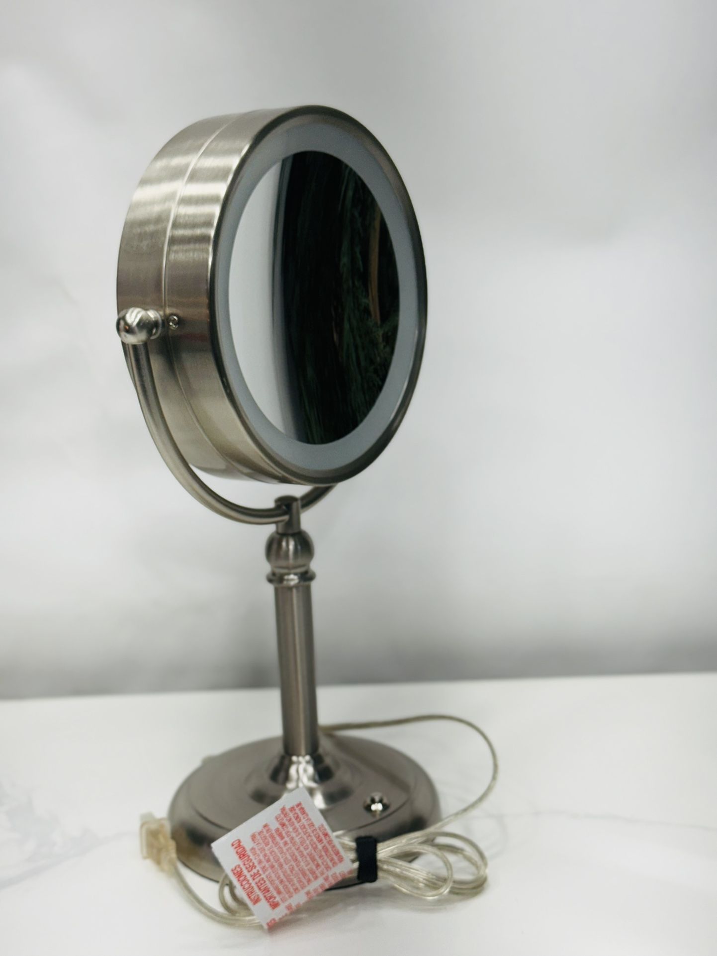 Sunter Natural Daylight LED Vanity Makeup Mirror Dual 1X/10X Magnification-Used 