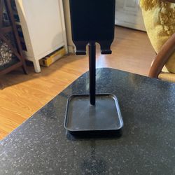 Plastic Adjustable Cell Phone Stand With Tray/ Read Description 