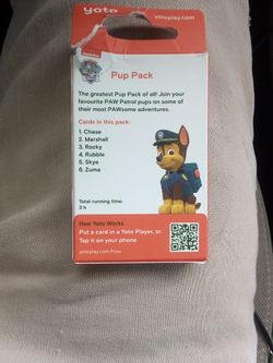 Yoto Pup Pack Paw Patrol Audio Cards