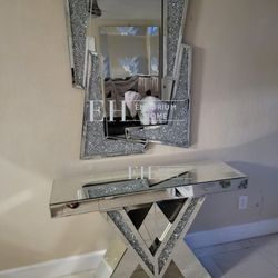 Console Table Mirrored Entryway Table New Pay Later