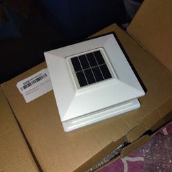 Solar Fence Post Cap Lights.