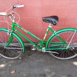 Sears Green Vintage Bike 60s