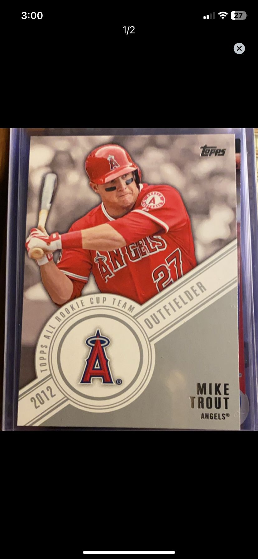 2014 Topps All Rookie Cup Mike Trout