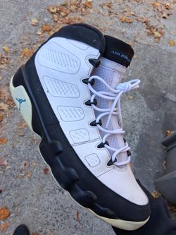 SZ 13" JORDAN 9 RETRO WHITE UNIVRSTY 