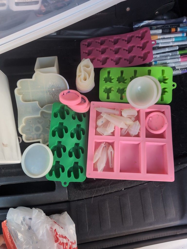 Variety Silicone Molds For Soap And Resin 