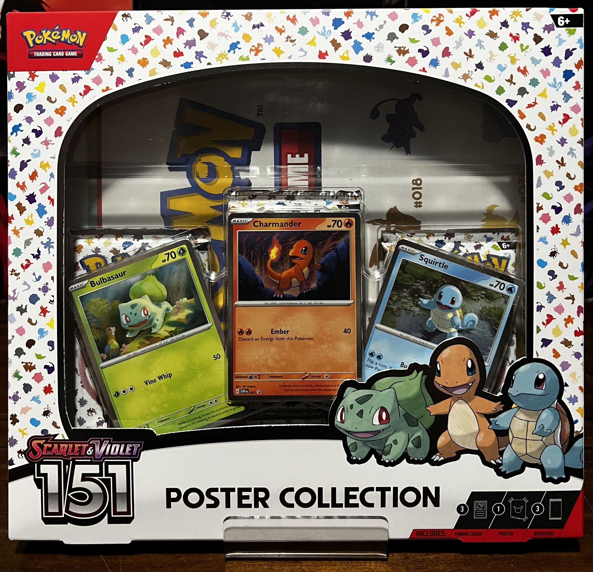 Pokémon Scarlet Violet 151 Poster Collection Box New Factory Sealed Pokemon. T45
