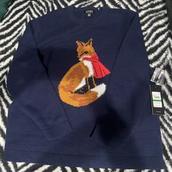 Joules clearance fox sweater