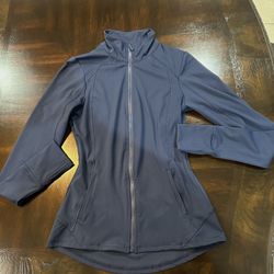 Navy workout jacket