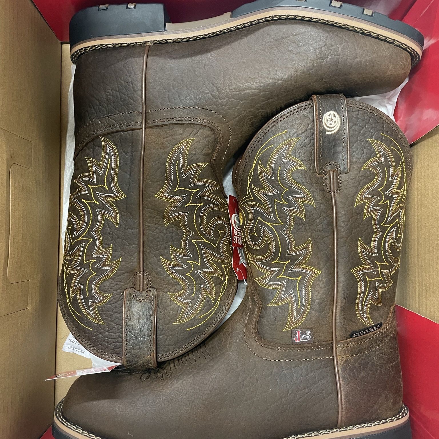 Justin fireman boots best sale