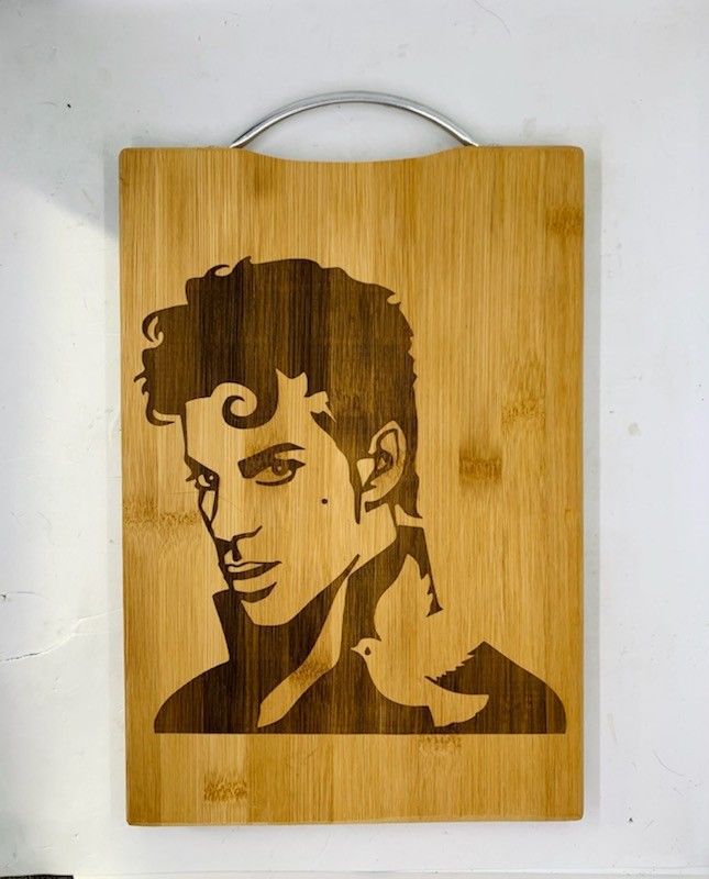 Prince Laser Engraved Bamboo  Cutting Board 