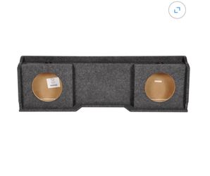 Dual 10 inch Chevy truck box under the seat