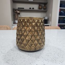 Gold Flower Pot 