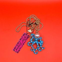 Betsey Johnson Octopus Necklace 