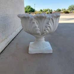 Large Concrete Cement Planter Pot Urn - $50