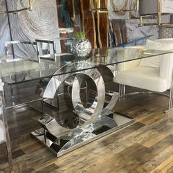 Dining Glass Table Channel 