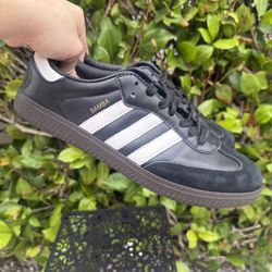 Adidas Black & White Mens Samba Shoes Size 9.5