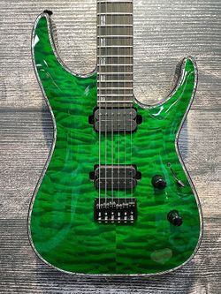 ESP LTD Deluxe H-1001 See-Thru Green NEW