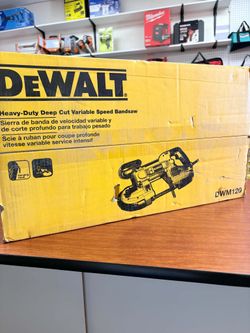 DeWalt new band saw deep cut variable speeds