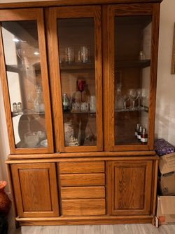 Mid Century Modern Beautiful Wood Cabinet for Wine, Dish Sets, Decoration etc