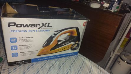 Power XL cordless iron and steamer