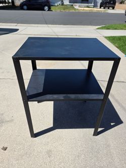 Ikea metal standing shelf