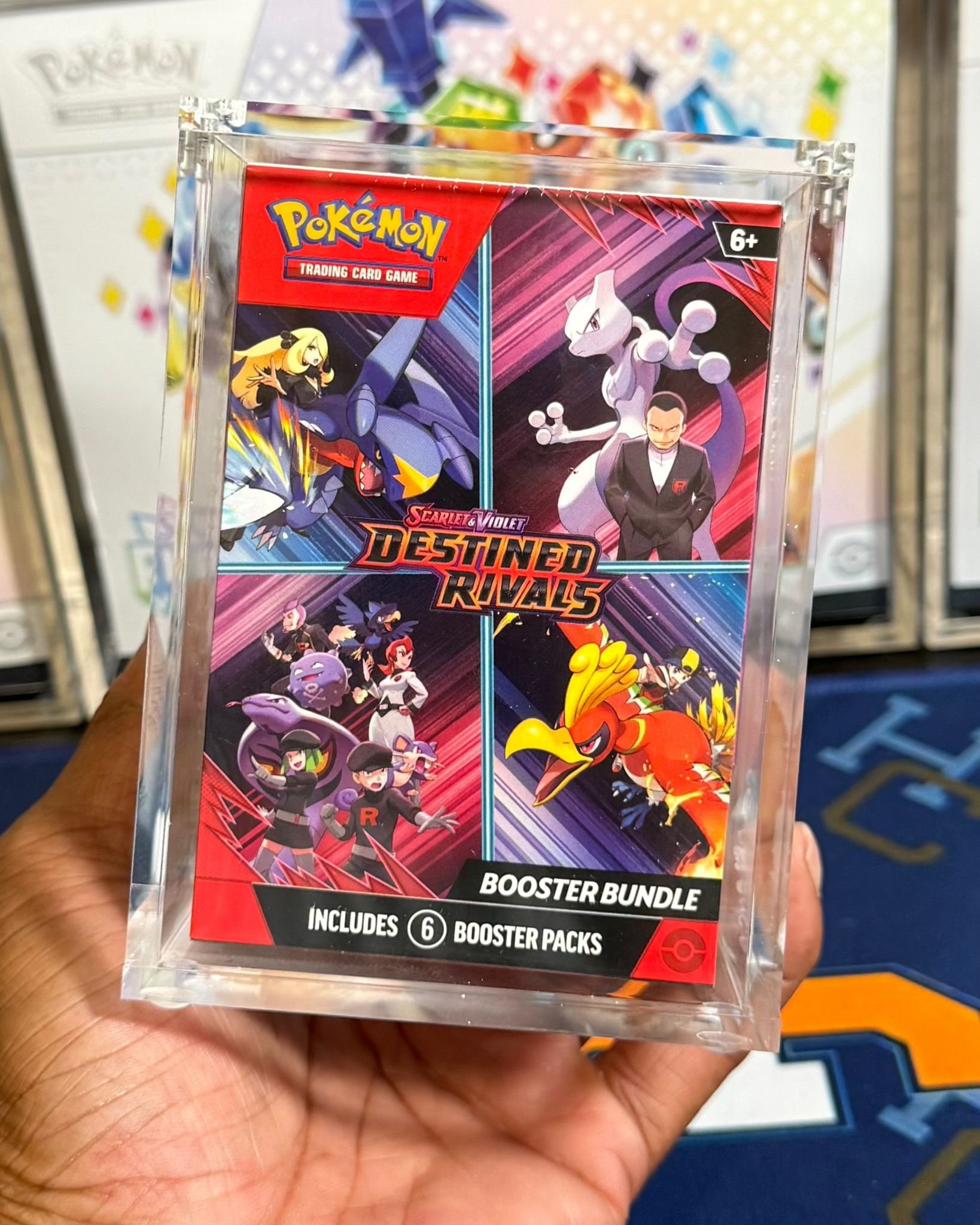 Pokemon Booster Bundle Box Acrylic Case with Magnetic Lids