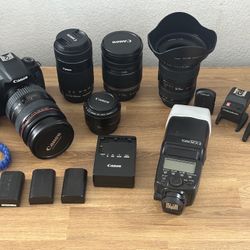 Canon 60D DLSR Camera bundle With L Lenses 24-70 + 16-35
