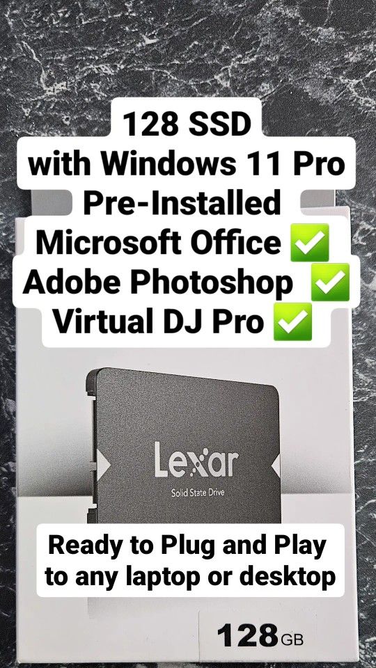 128 GB SSD Windows 11 Pro