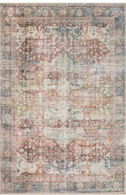Loloi Loren Brick/Multi Area Rug