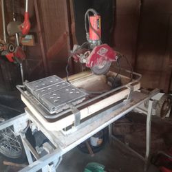 MK MK Tile Saw Works Great Has Stand Water's Good Good To Go