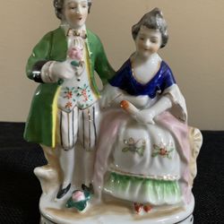 VTG Occupied Japan Porcelain Victorian Couple
