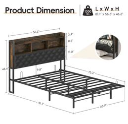 Full size bed frame