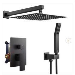 12 in. 2-Jet High Pressure Shower System with Handheld