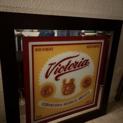 Victoria Beer Mirror Sign