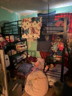 Loft metal bed frame